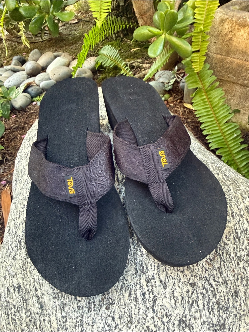 Teva wedge flip flop 7